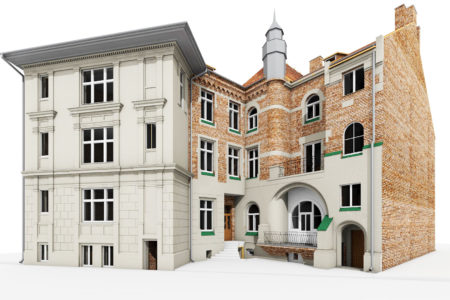 3D inventory of the tenement house at Barska Street in Krakow